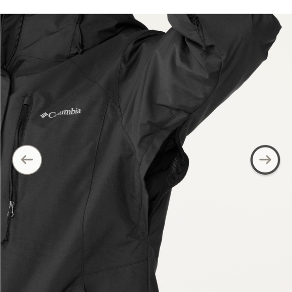 Columbia Black/Gray Patterned Lightweight Jacket size Medium - Picture 10 of 12